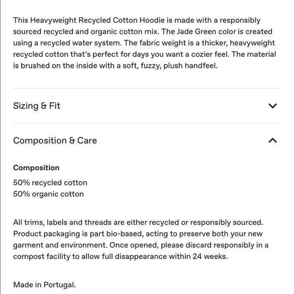 Pangaia Recycled 365 Cotton Hoodie - Picture 9 of 11